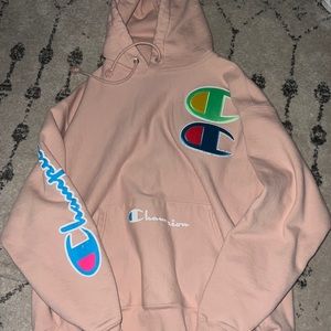Blush pink champion sweatshirt